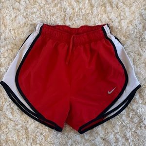 Red Nike Dri-Fit Shorts